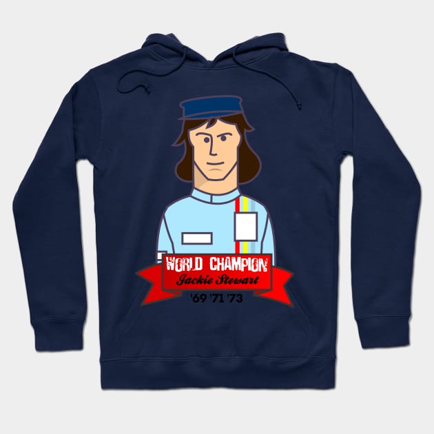 Sir Jackie STEWART Hoodie by Cirebox